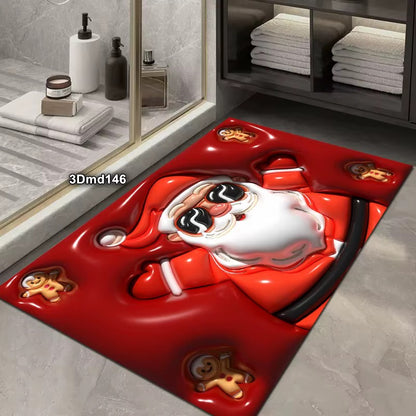 Christmas 3d door mat