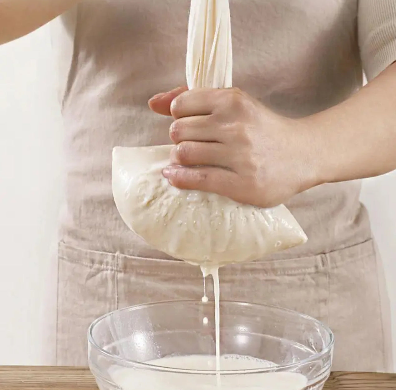 Drawstring cheese cloth