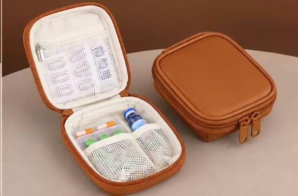 Portable Travel Medicine & First Aid Bag