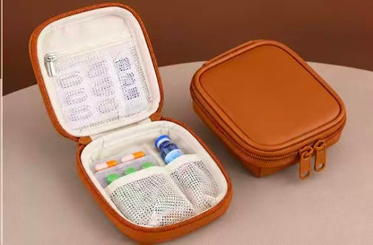 Portable Travel Medicine & First Aid Bag
