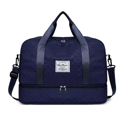 Casual Large Capacity Travel Duffel Bag | Lightweight Rhombic Lattice Design