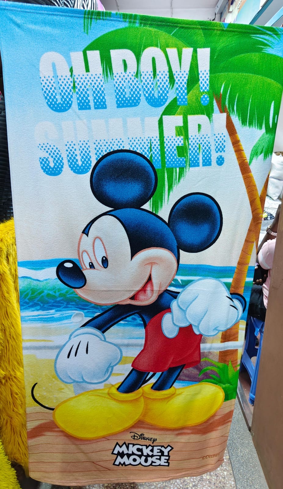Cartoon themed towels