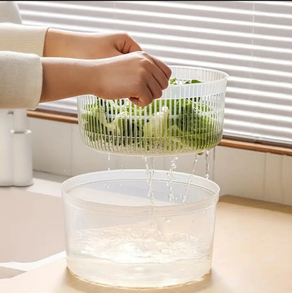 Large 3Ltr Manual Salad Spinner