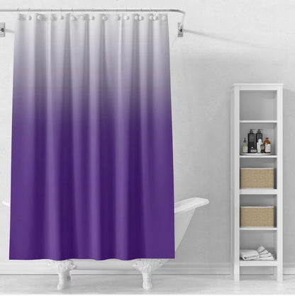 Shower curtains with hooks