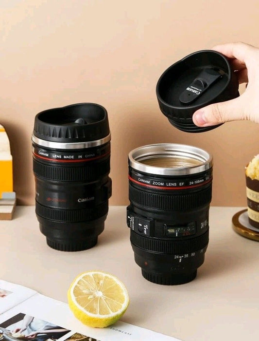 Camera Lens travel thermal Mug