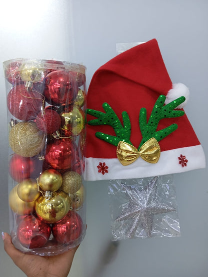 38Pcs Christmas Ball Ornaments for Christmas Tree