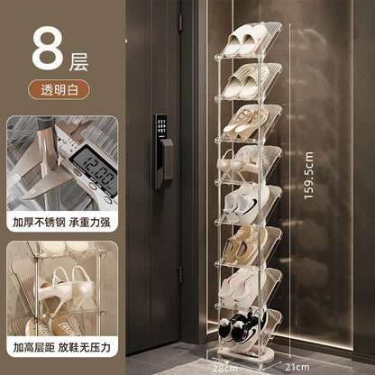 8 tier strong  acrylic shoe rack