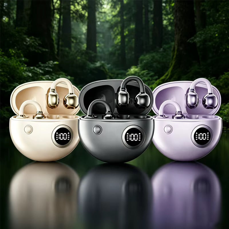 Electroplated Ear Clip Bluetooth Headset