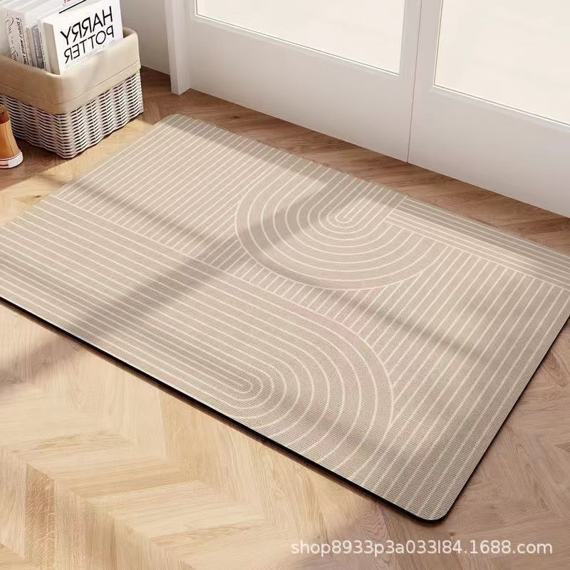 Geometric pattern door/bath mat