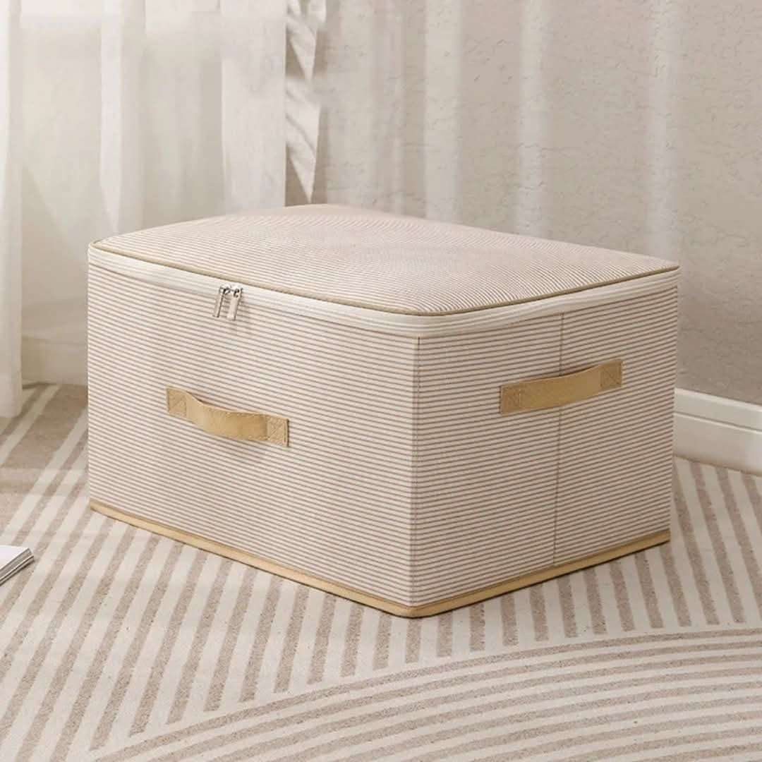 Extra Large capacity collapsible zipper storage boxes.
