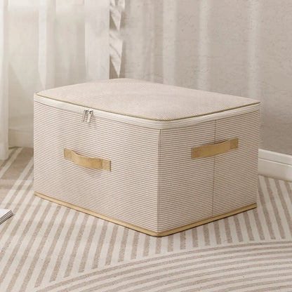 Extra Large capacity collapsible zipper storage boxes.