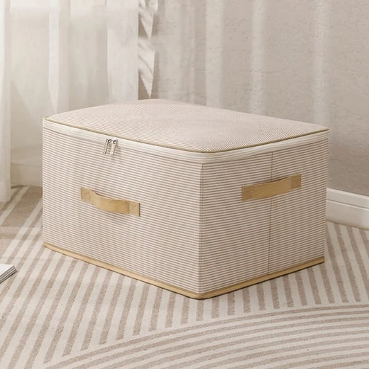 Extra Large capacity collapsible zipper storage boxes.