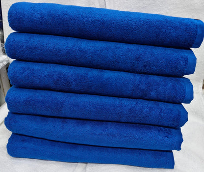 Royal blue cotton Towels