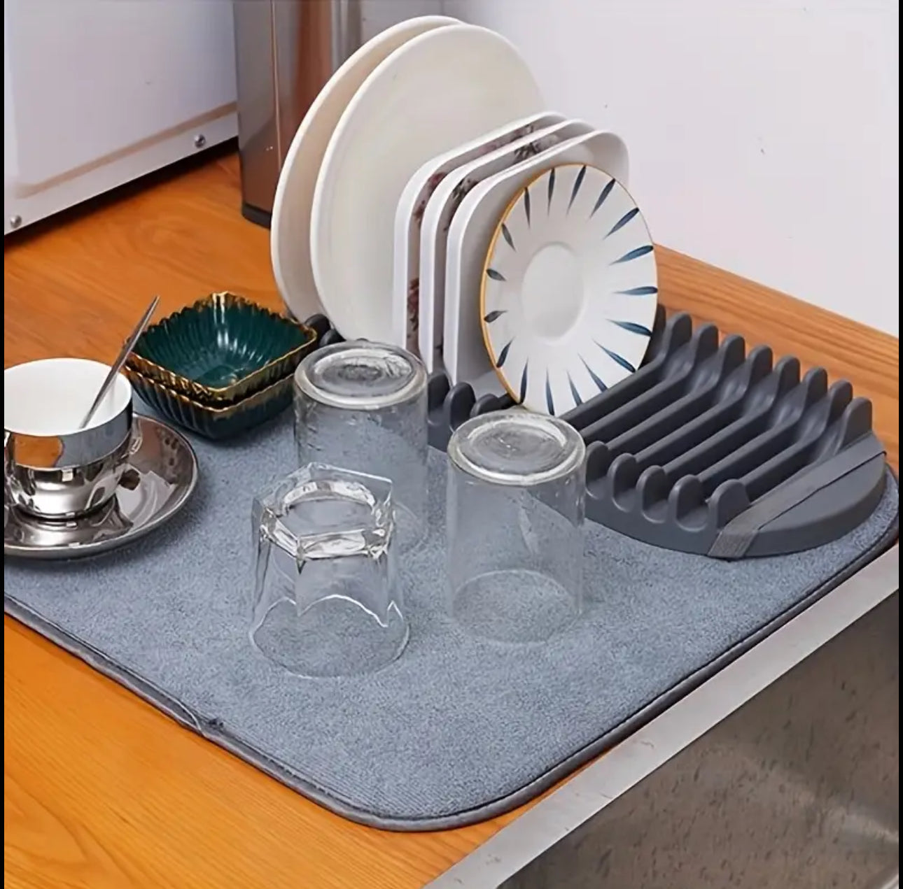 Microfiber Dish Draining/ Drying Mat