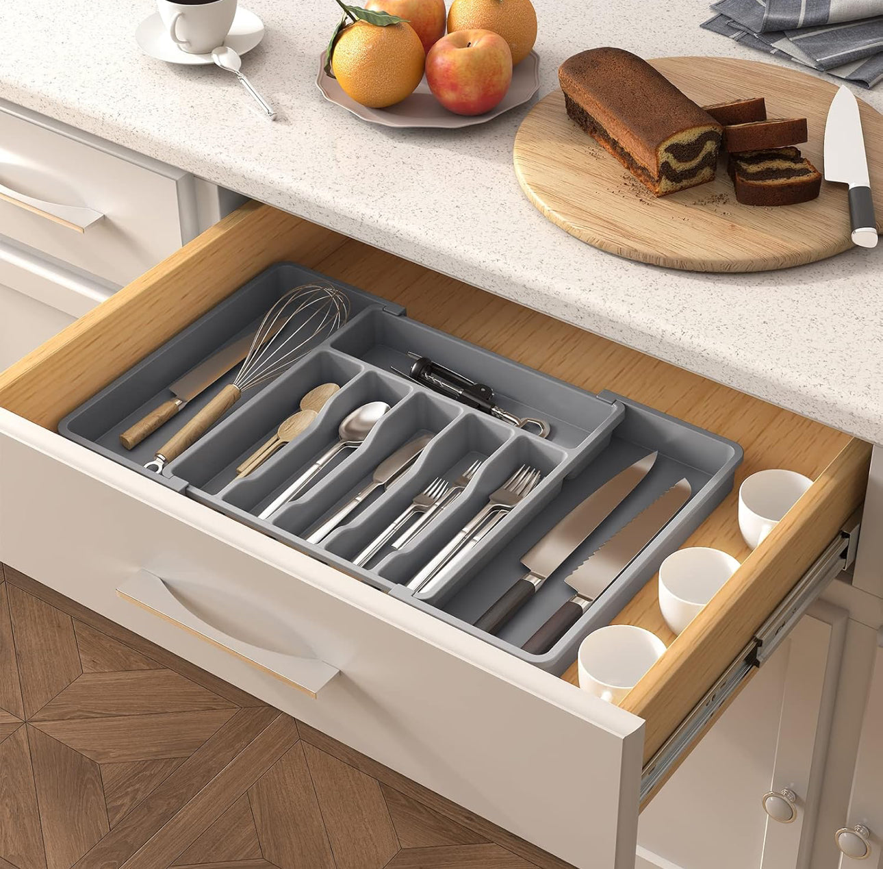 Expandable Cutlery Drawer organizer