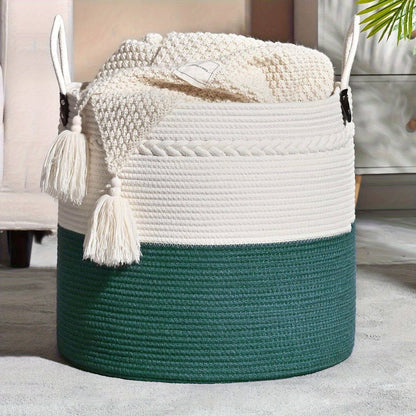 Cotton rope basket