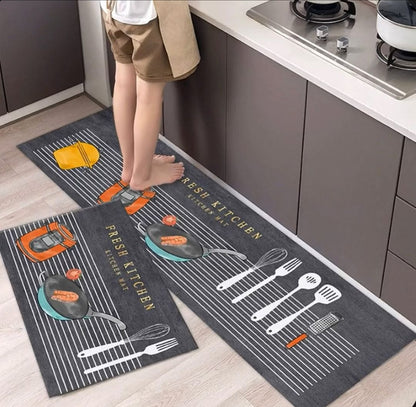 2pcs kitchen Anti-slip mat