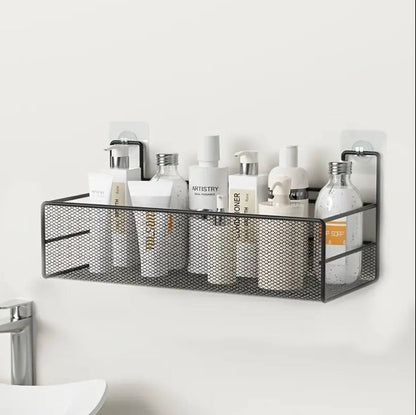 Mesh Bathroom rack with self adhesive stickers