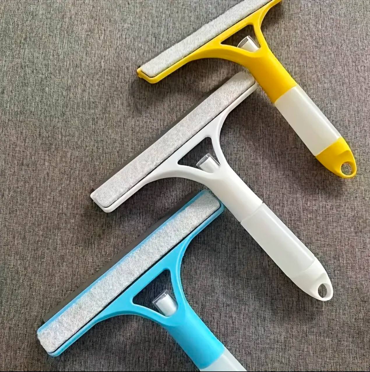 3-in-1 Car Spray Glass Double Sided Wiper Spray Window Squeegee  Cleaner