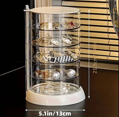 Acrylic rotating Jewellery holder