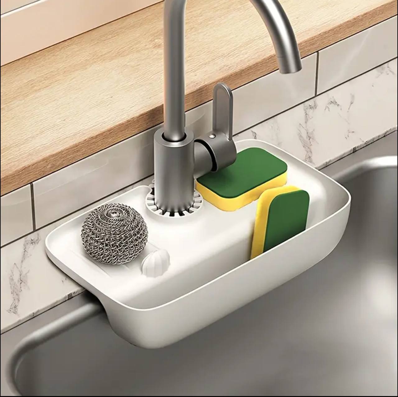 Kitchen Sink Mat With Slope Design