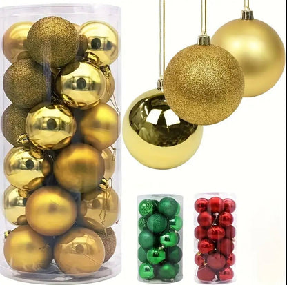 *24pcs Christmas balls decor