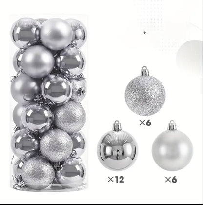 *24pcs Christmas balls decor