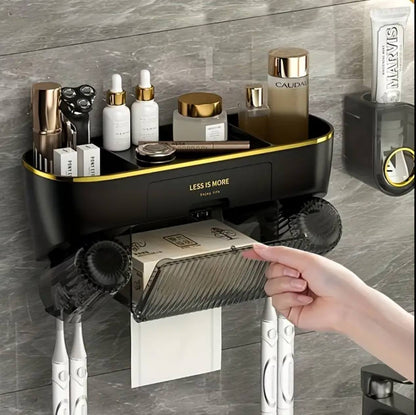 Luxury multifunctional Toothbrush holder and squeezer