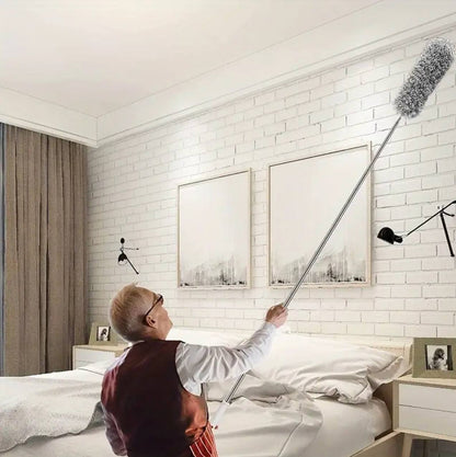 Long Extendable Microfiber Handle Duster Anti Dusting Brush Telescopic Mites Gap Dust Removal Cleaner