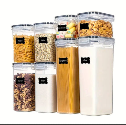 8 pcs Food/Pantry Storage Containers