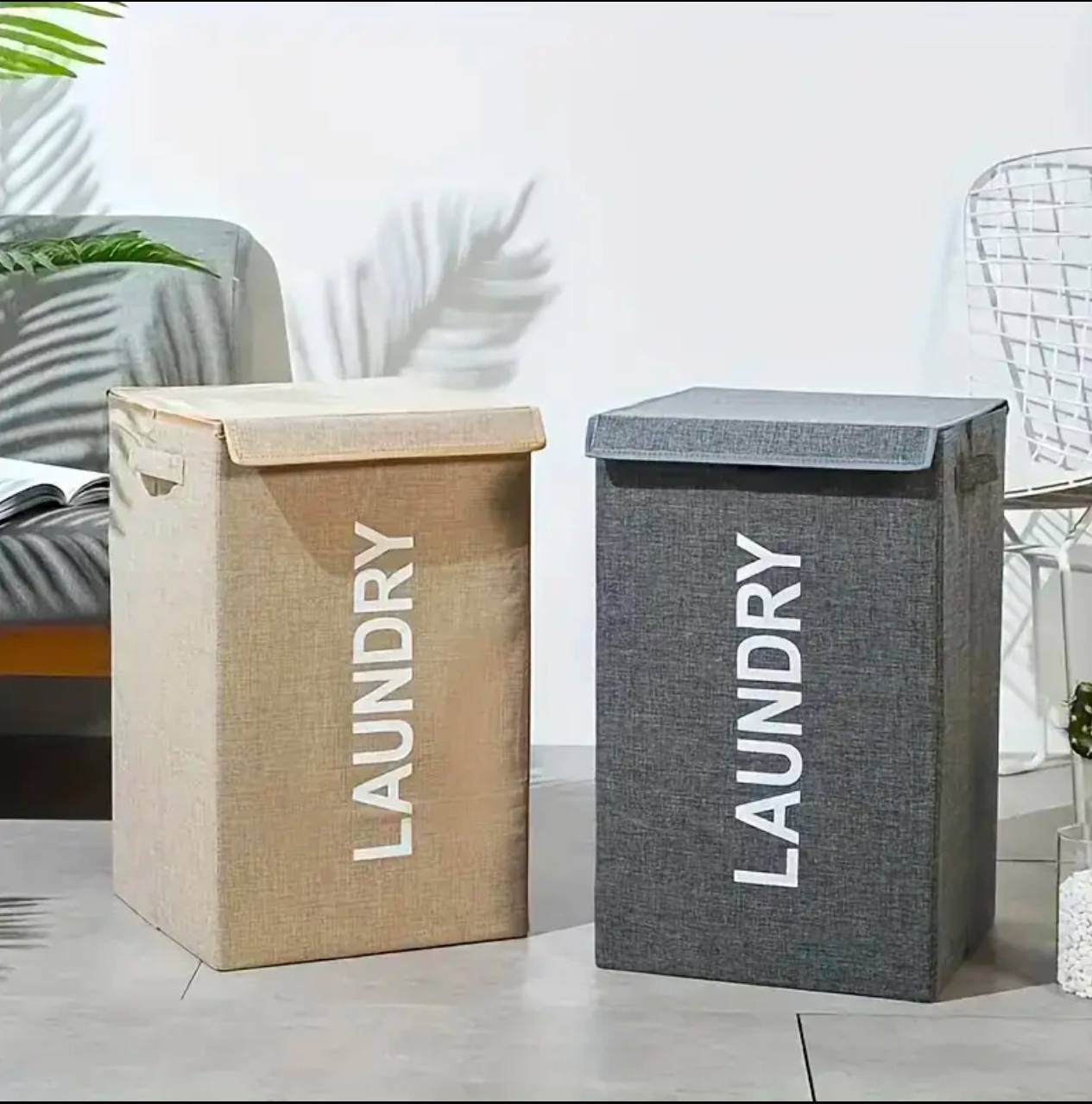 Large Capacity Foldable Laundry Hamper with Handles