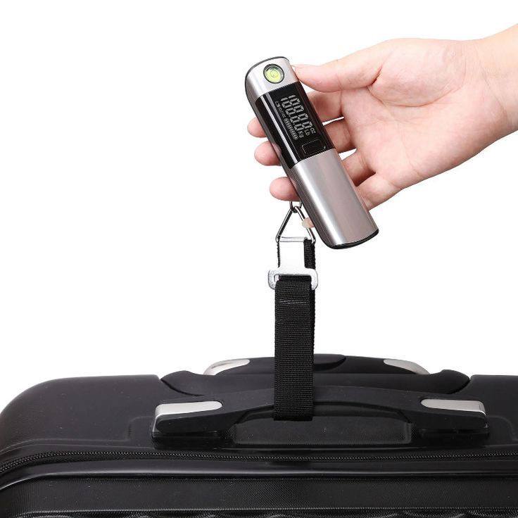 Portable travel digital luggage scale