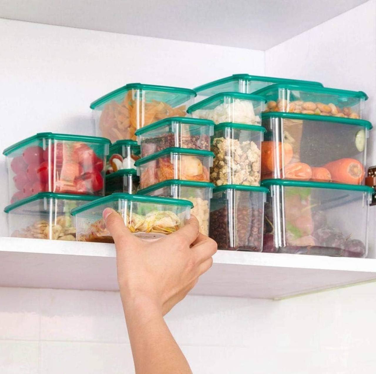 17pcs Storage containers