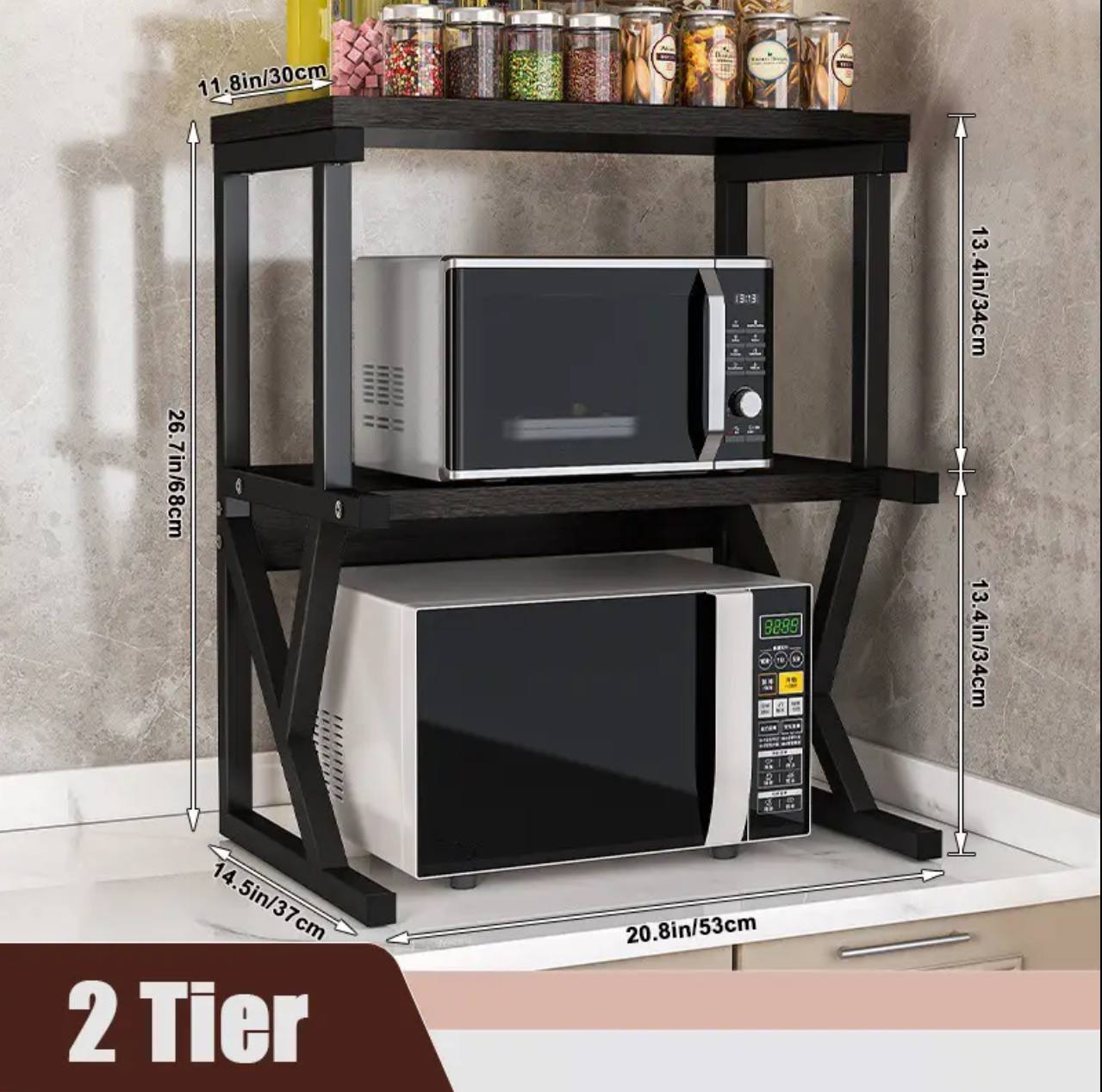 Microwave/ Oven Rack Organizer