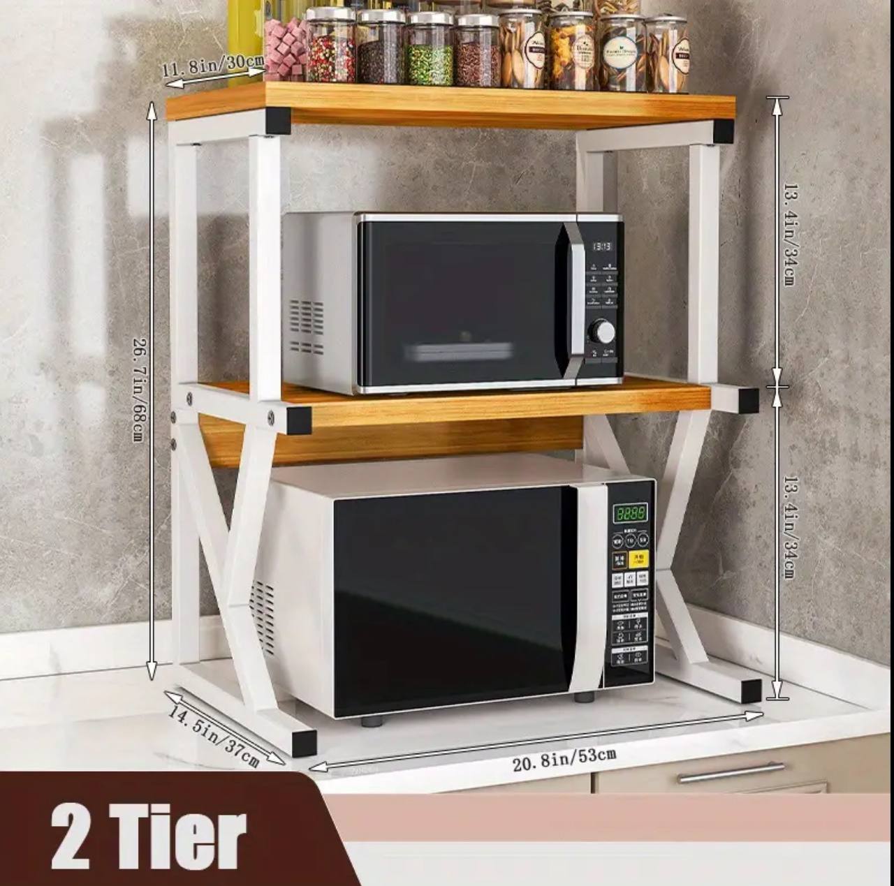 Microwave/ Oven Rack Organizer