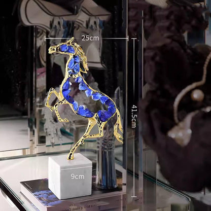 Luxury Modern crystal horse statue