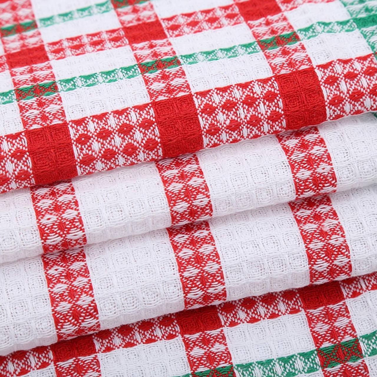 4pcs set 100% cotton Bright Large Tea Towels, 4-Pack, 42cm x 68cm Stripe Dish Towels