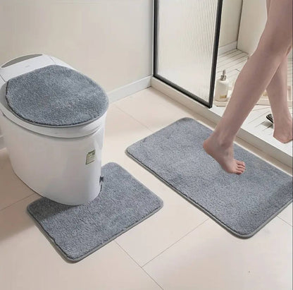 Bathroom/Toilet 3pcs mats /sets