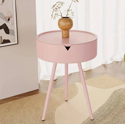 Modern  Nightstand, Bedroom Side Table with Hidden Storage