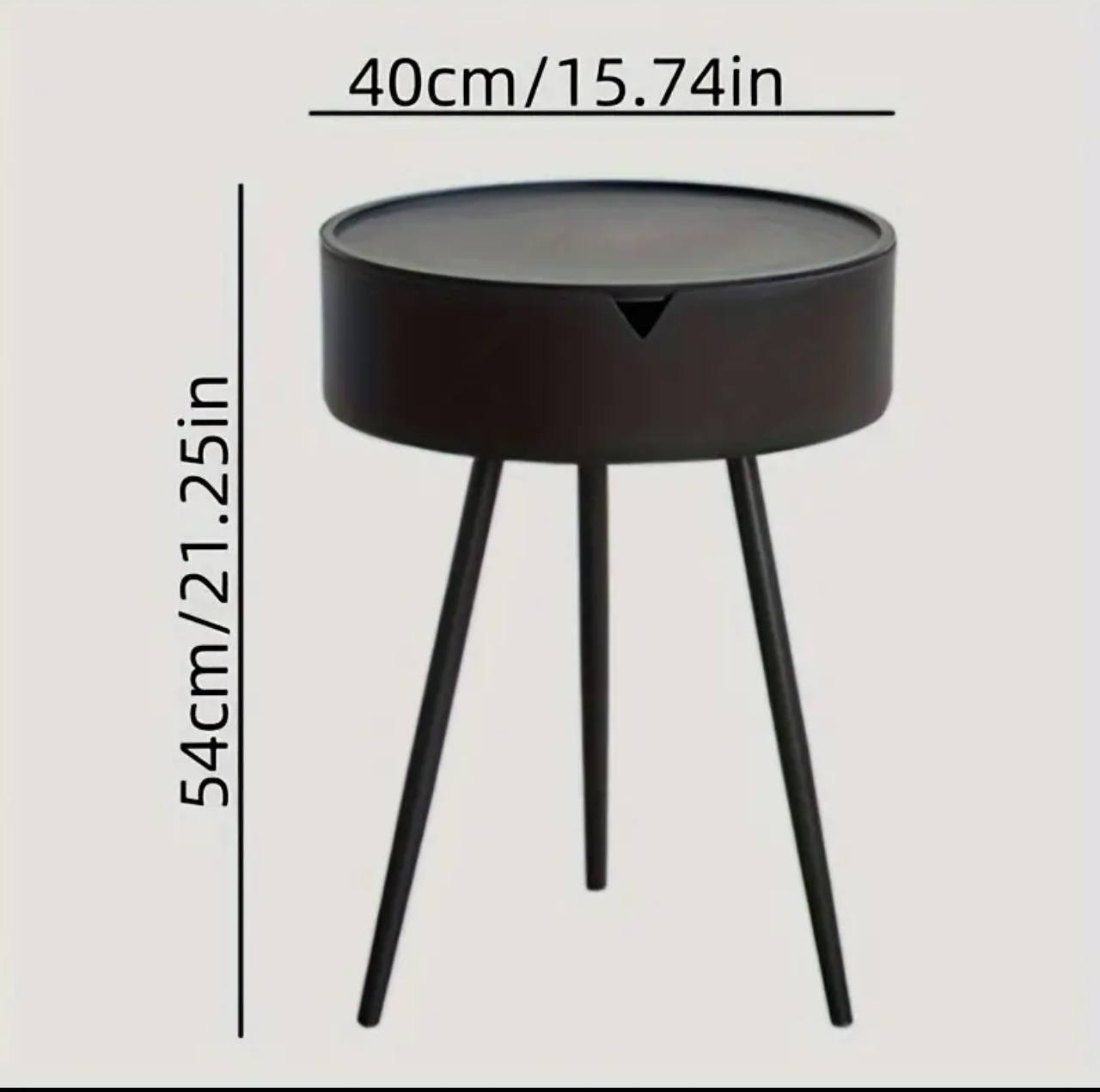 Modern  Nightstand, Bedroom Side Table with Hidden Storage