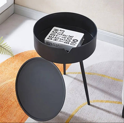 Modern  Nightstand, Bedroom Side Table with Hidden Storage