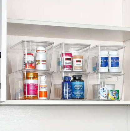 acrylic storage containers