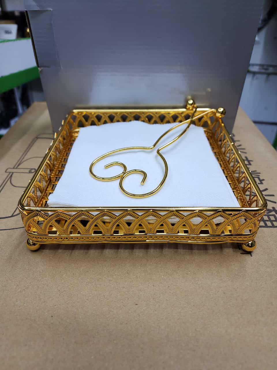 Luxury  Gold Napkin holder
/Serviette holder