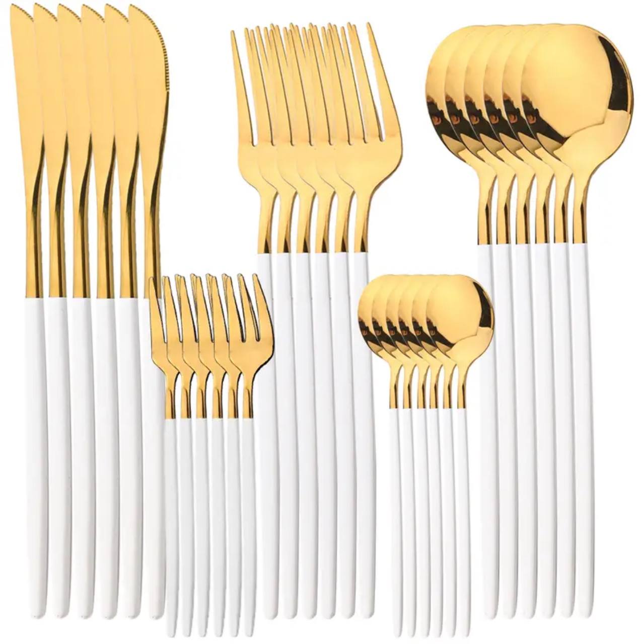 24pcs Luxury cutlery set stainless steel