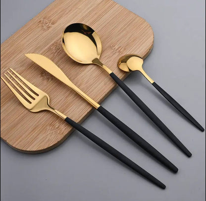 24pcs Luxury cutlery set stainless steel