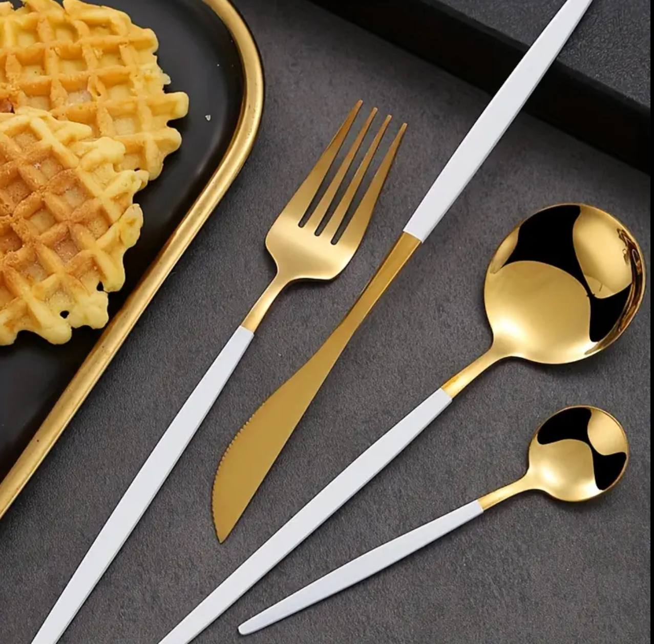 24pcs Luxury cutlery set stainless steel