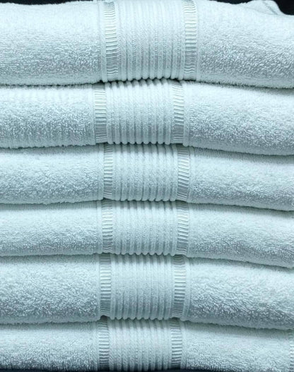 Prestige white large towels