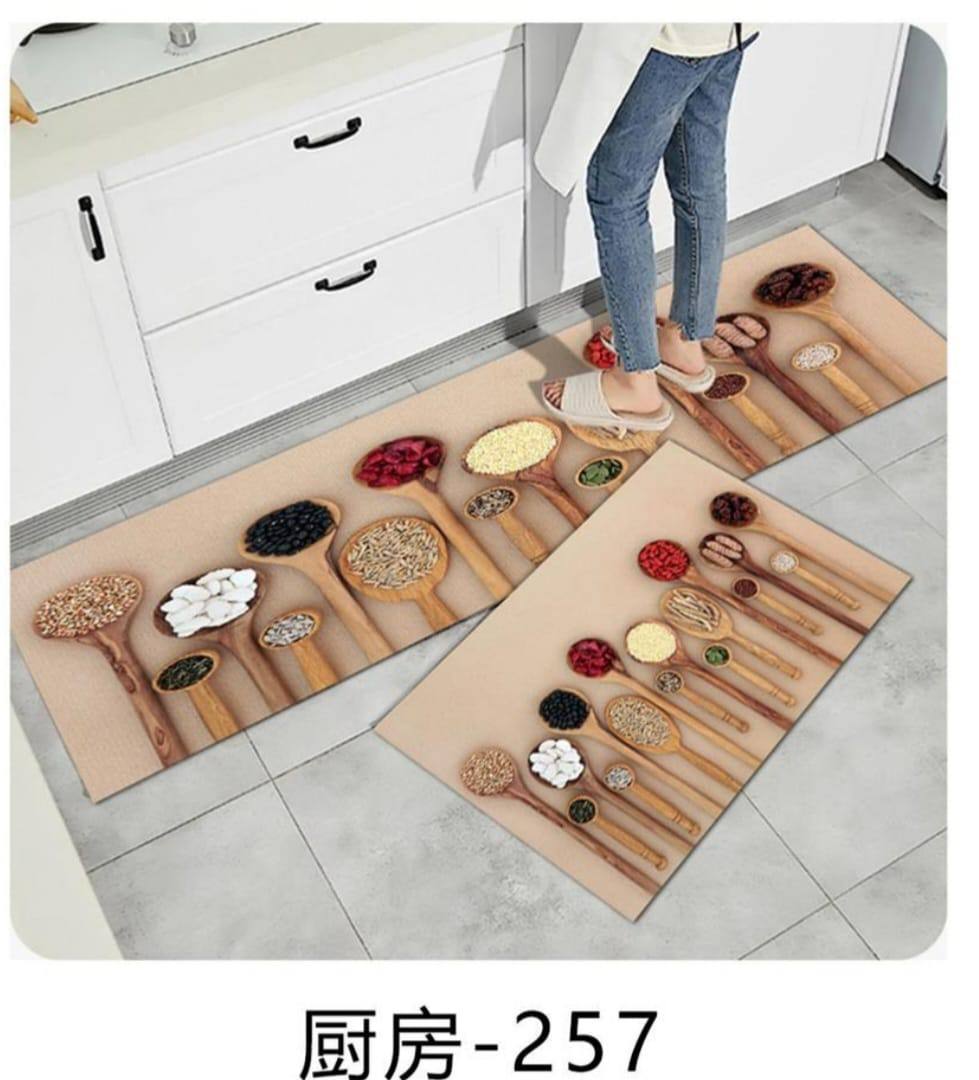 2 piece Rubber kitchen mats