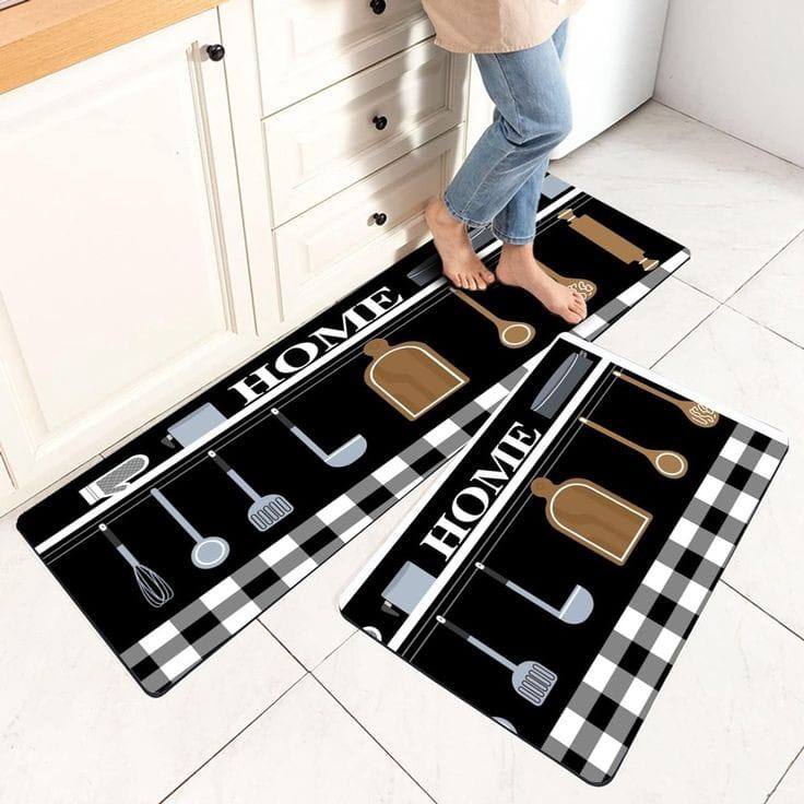 2 piece Rubber kitchen mats