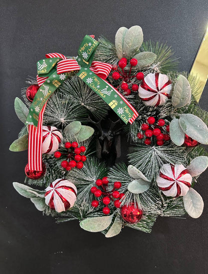 Front Door Christmas Wreath Decoration